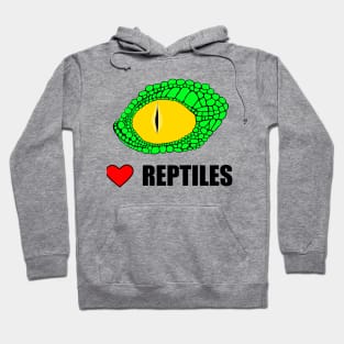 I Love Reptiles Hoodie